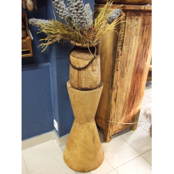 Postument stojak stolik pełne drewno TEAK 70cm